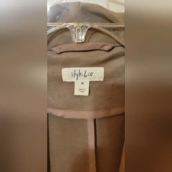 Style & Co Faux Suede Jacket - Picture 4 of 6